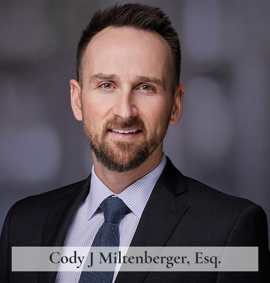 Cody J Miltenberger Esq Criminal Defense Attorney